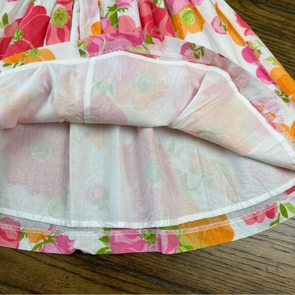 Janie and Jack Pink Floral Spring Summer Dress - Picture 7 of 8